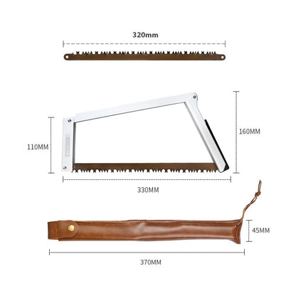 Scie à Bois avec Pochette de Rangement, Scie Pliante  pour Le Camping, la randonnée, - Mabelle Magasin