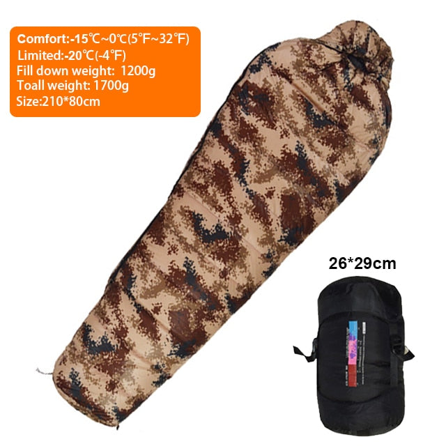 Sac de couchage de Style momie pour adulte de 0°C à -20°C - Mabelle Magasin