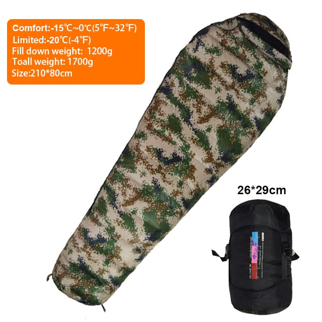 Sac de couchage de Style momie pour adulte de 0°C à -20°C - Mabelle Magasin