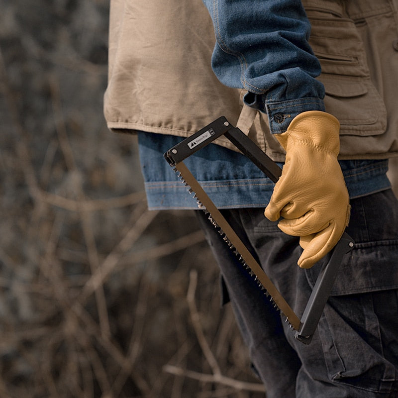 Scie à Bois avec Pochette de Rangement, Scie Pliante  pour Le Camping, la randonnée, - Mabelle Magasin