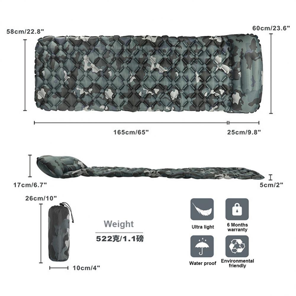 Matelas gonflable de camping le plus résistant et le plus facile à transporter - Mabelle Magasin