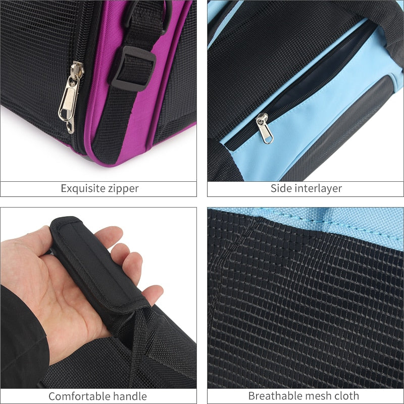 Sac de transport pour chien et chat - Sac respirant portable pliable. Sac de voyage pour animaux. - Mabelle Magasin
