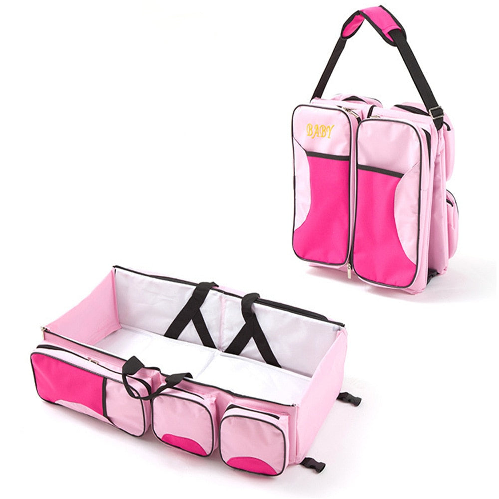 Lit pliable pour bébé - sac pour maman - parfait pour les sorties en plein air ! - Mabelle Magasin