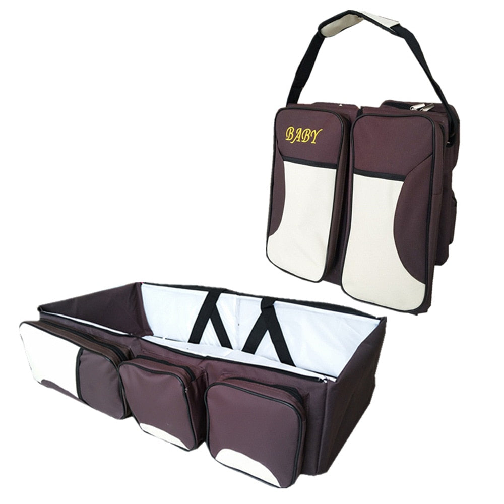 Lit pliable pour bébé - sac pour maman - parfait pour les sorties en plein air ! - Mabelle Magasin