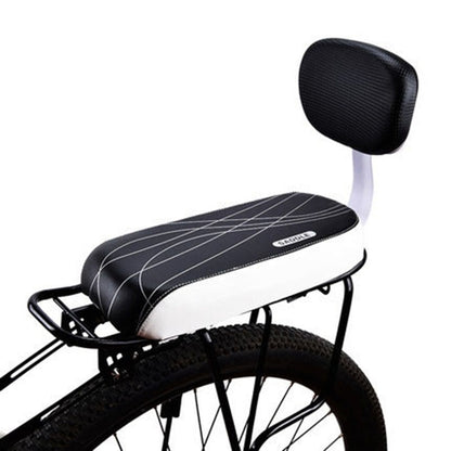Selle de vélo pour enfant avec dossier, siège arrière de vélo vtt, selle en cuir PU pour accessoires de cyclisme - Mabelle Magasin