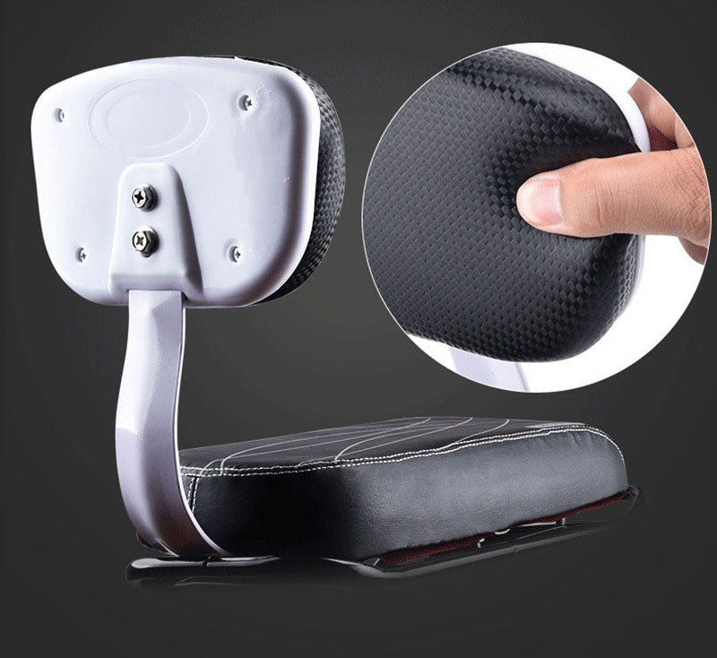 Selle de vélo pour enfant avec dossier, siège arrière de vélo vtt, selle en cuir PU pour accessoires de cyclisme - Mabelle Magasin