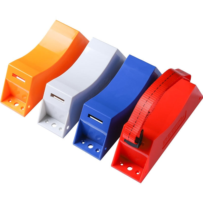 Support de fixation pour bouteille de gaz 13kg Anti-secousse matériau ABS (plastique) ceinture en Nylon accessoires de camping-car caravane van aménagé fourgon aménagé - Mabelle Magasin