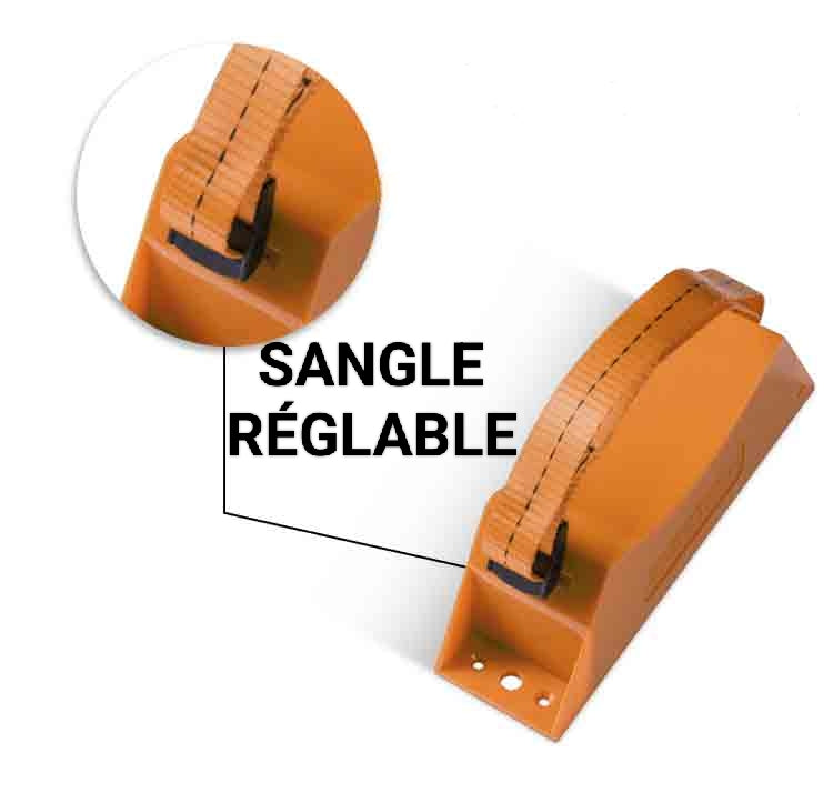 Support de fixation pour bouteille de gaz 13kg Anti-secousse matériau ABS (plastique) ceinture en Nylon accessoires de camping-car caravane van aménagé fourgon aménagé - Mabelle Magasin