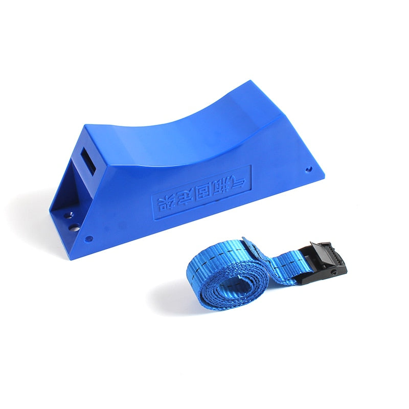 Support de fixation pour bouteille de gaz 13kg Anti-secousse matériau ABS (plastique) ceinture en Nylon accessoires de camping-car caravane van aménagé fourgon aménagé - Mabelle Magasin