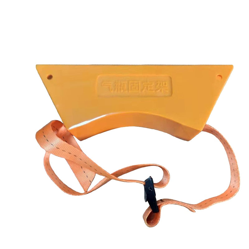 Support de fixation pour bouteille de gaz 13kg Anti-secousse matériau ABS (plastique) ceinture en Nylon accessoires de camping-car caravane van aménagé fourgon aménagé - Mabelle Magasin