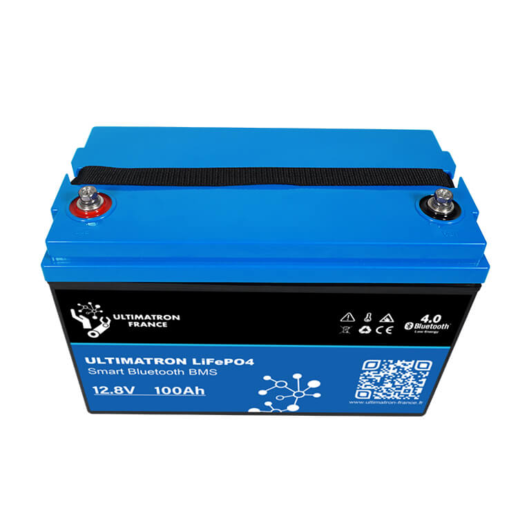 Batterie Lithium Ultimatron LiFePO4 12.8V 100Ah Avec Bluetooth et Smart BMS intégrés - Mabelle Magasin