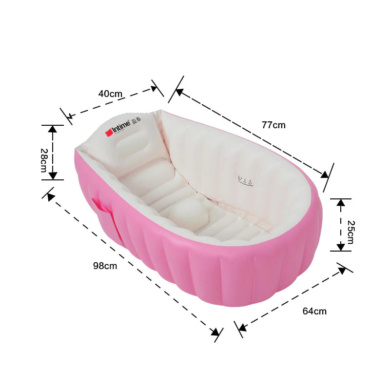 Baignoire Gonflable Pour Enfants et Bébés, Baignoire Pliable et Anti-Glissante, Sécurité et Portable, Un Gonfleur Compris - Mabelle Magasin